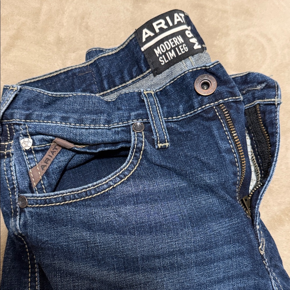 Ariat Men's Slim Fit Jeans - Dark Blue